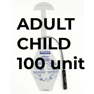 100 Adult-Child Face Shield-Lung Bags