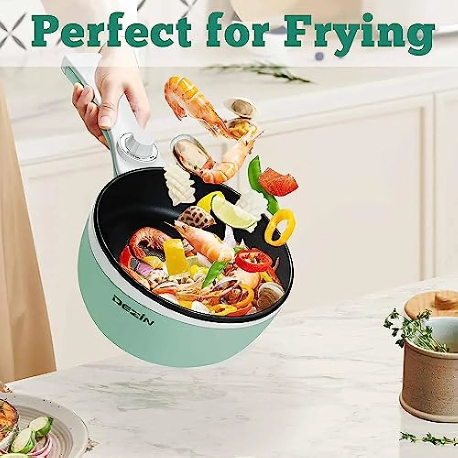 1.5L Mini Portable Hot Pot for Food Warmer With Heat Adjustment