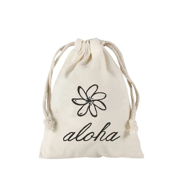 5"x8" Tiare Aloha Cursive Pouch