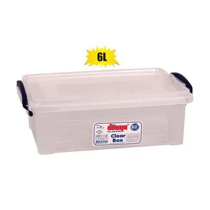 6L Storage Box Clear Niche