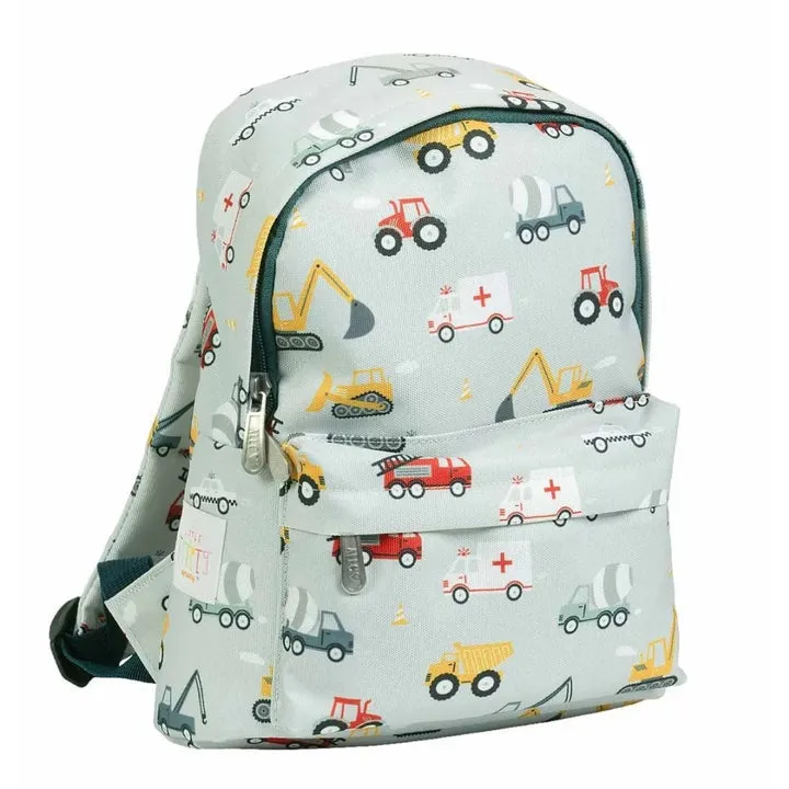 A Little Lovely Company Little Backpack: Vehicles