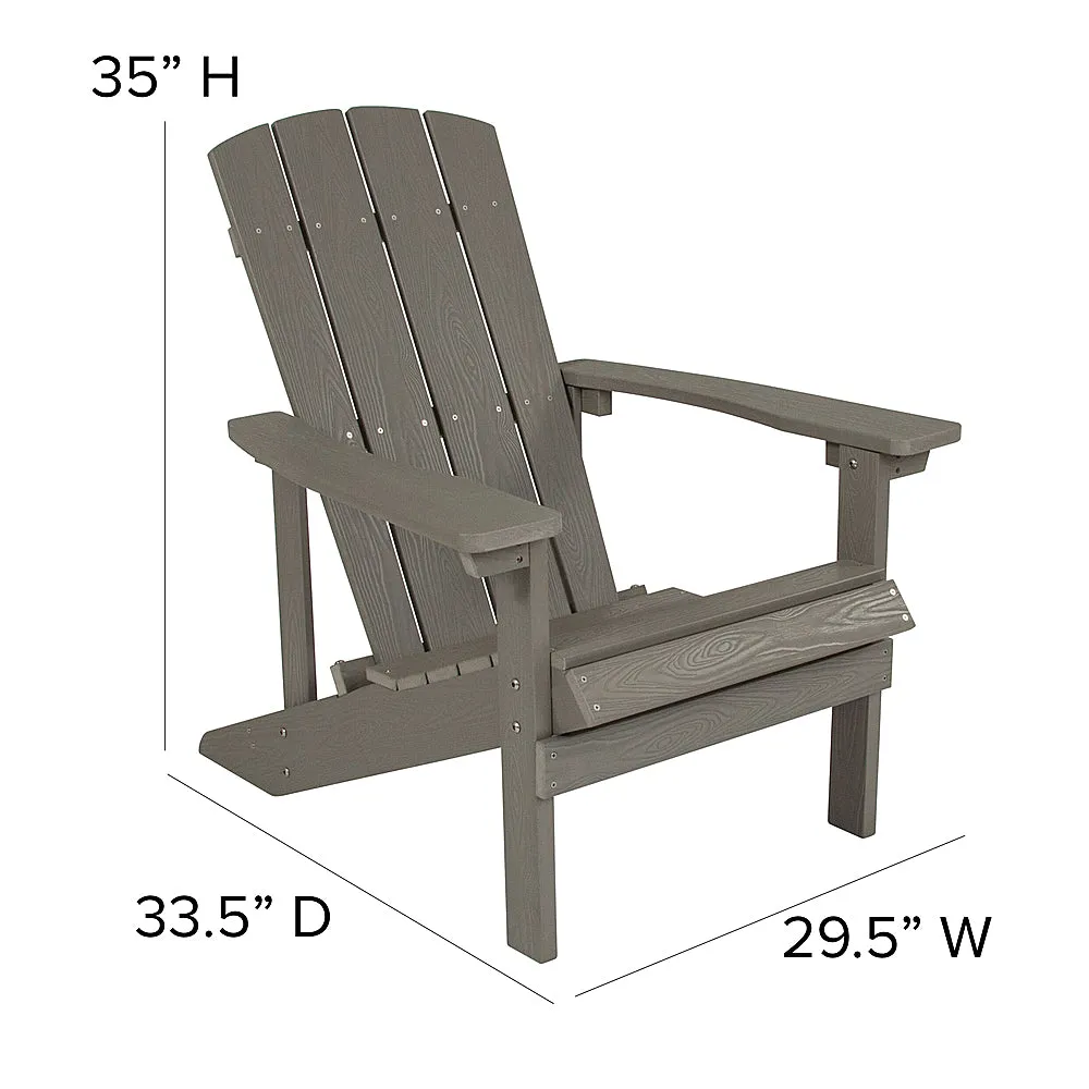 Alamont Home - Charlestown Adirondack Chair (set of 4) - Gray