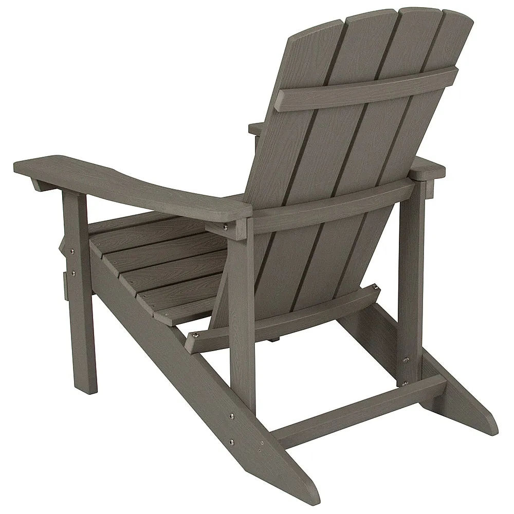 Alamont Home - Charlestown Adirondack Chair (set of 4) - Gray