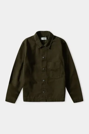 ASIR jacket eco denim 400g olive