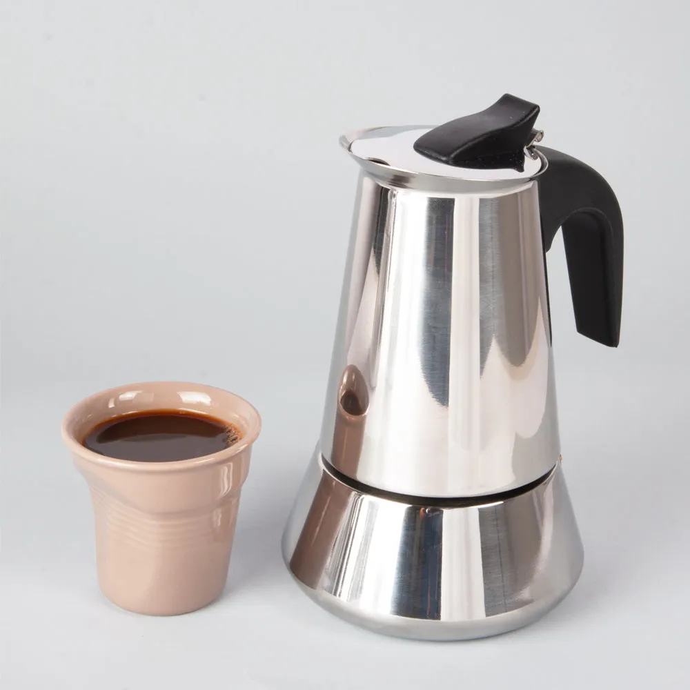 Biggcoffee Stovetop Espresso Maker, Moka Pot, Italian Coffee Maker,