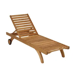 Capri Teak Lounger - Standard