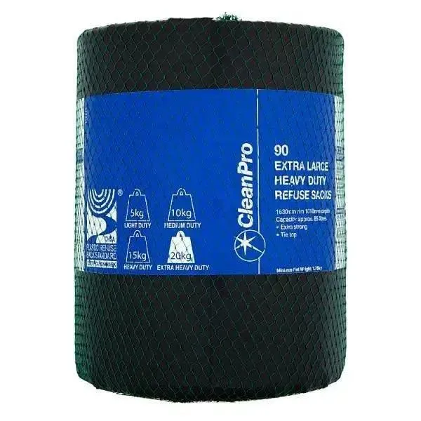 Clean Pro 90 Extra Large Heavy Duty Refuse Sacks