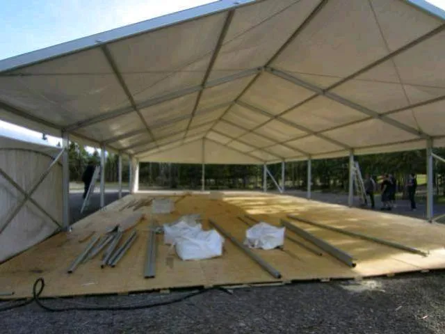 Clearspan Tent, 18M X 35M Plain Wall