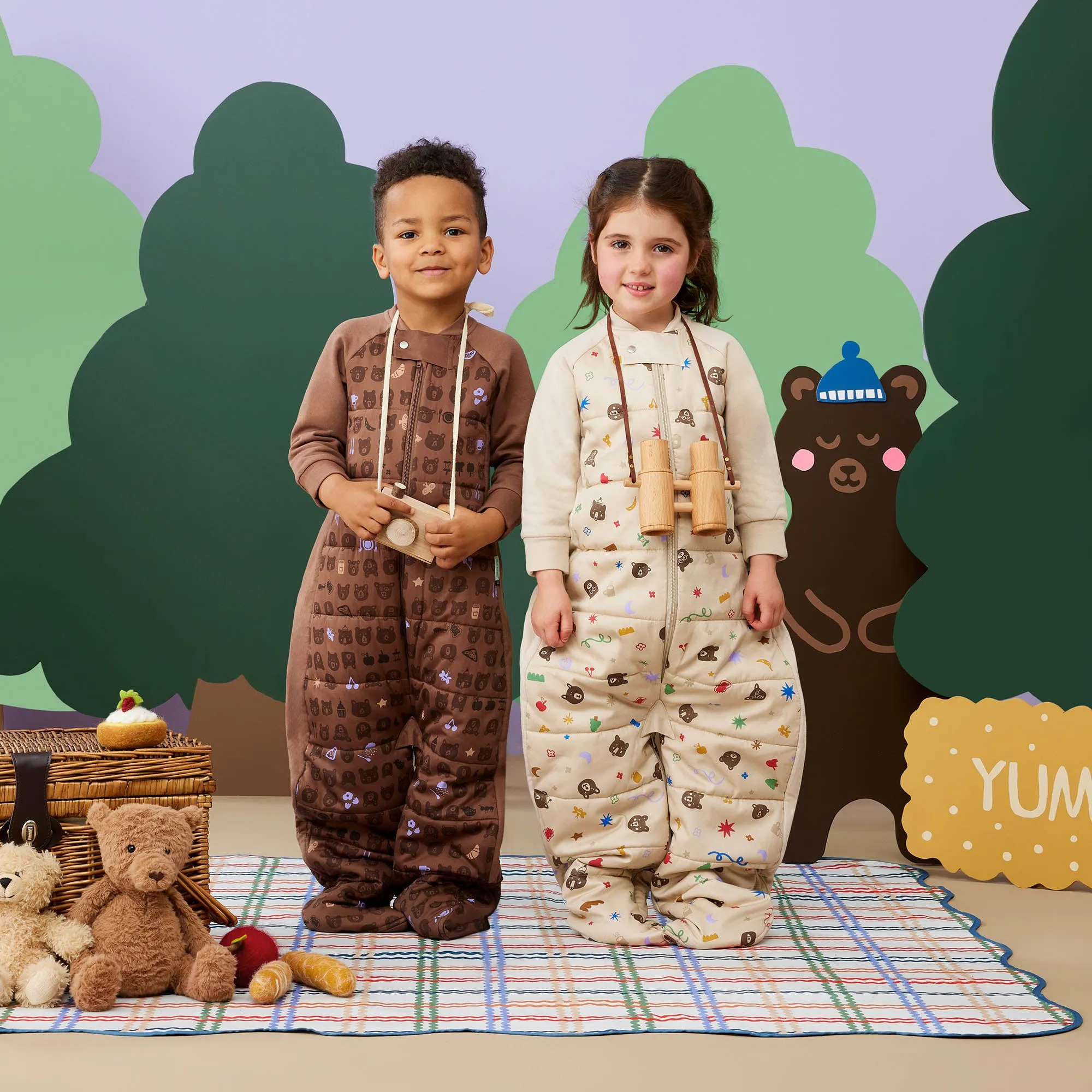 ergoPouch Sleep Suit Bag TOG 2.5 - Teddy Bear Picnic