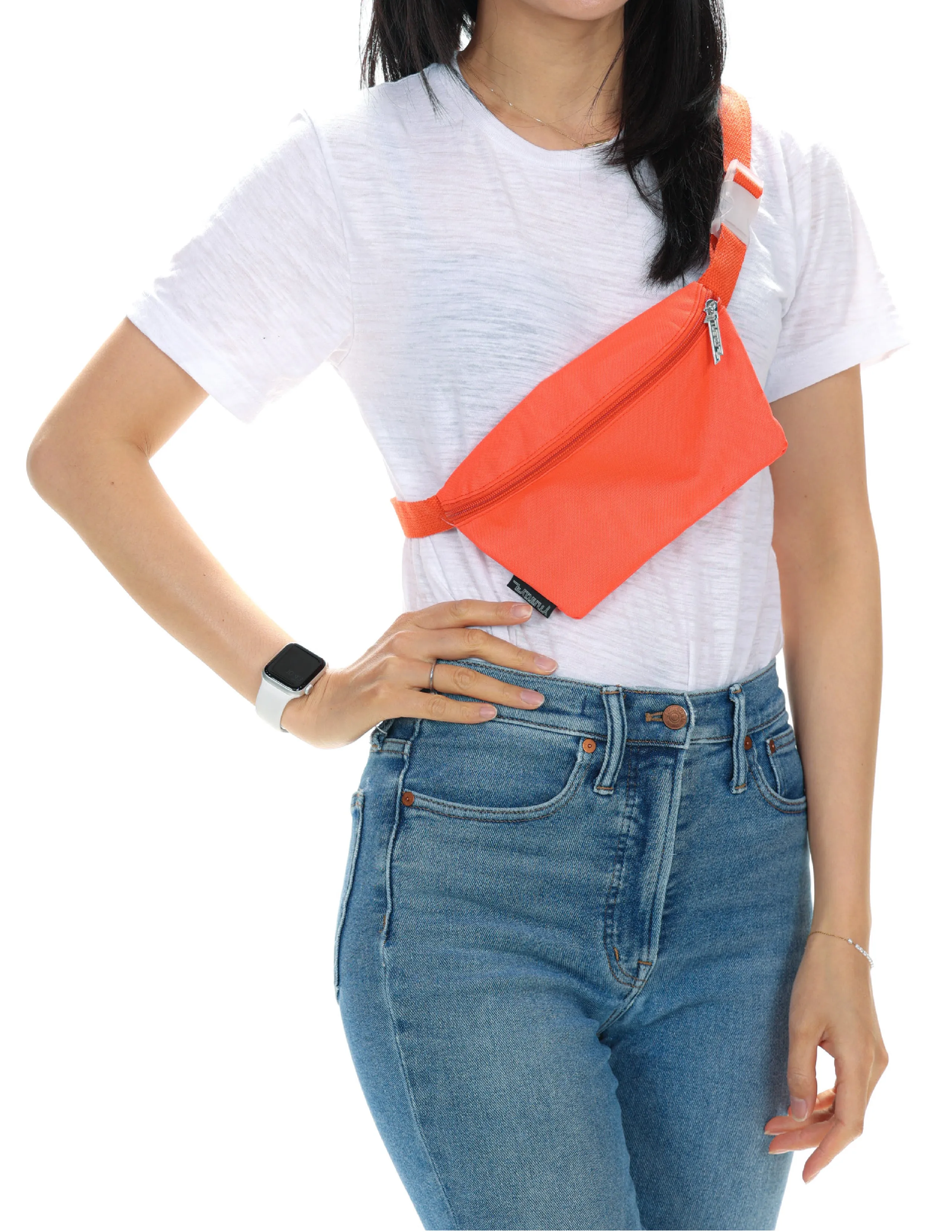 Fanny Pack | Slim | Recycled RPET | Neon Red