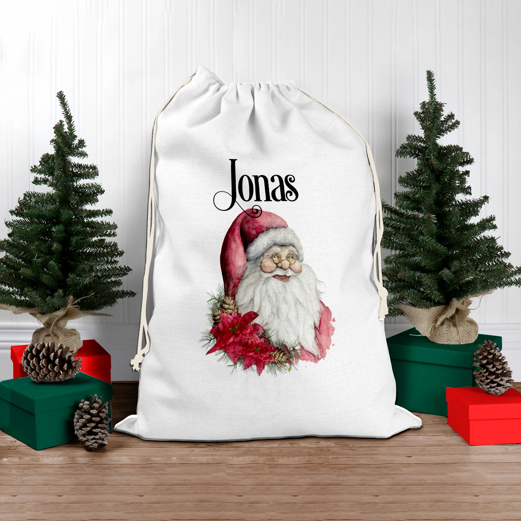 Father Christmas Personalised Christmas Santa Sack