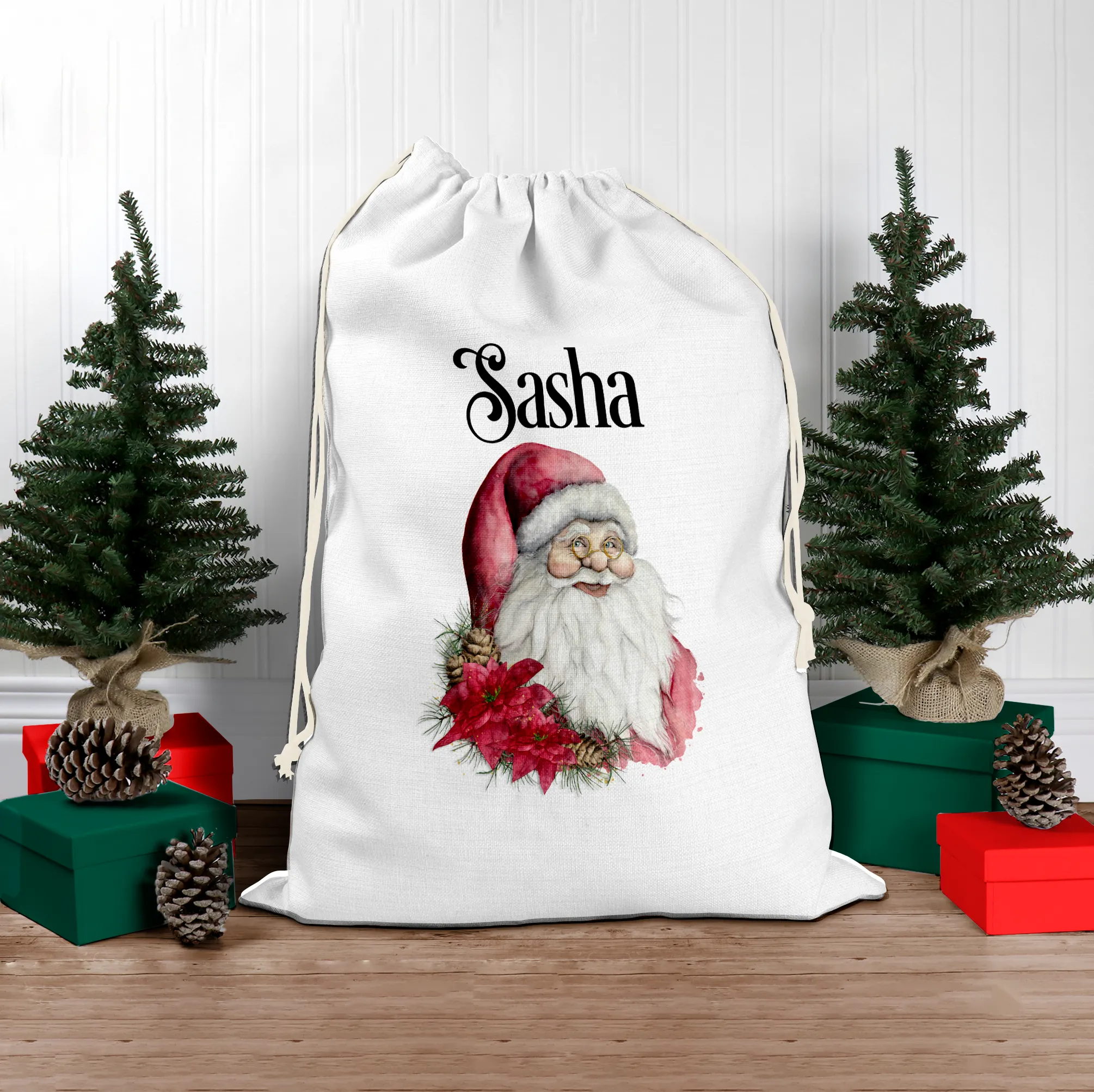 Father Christmas Personalised Christmas Santa Sack