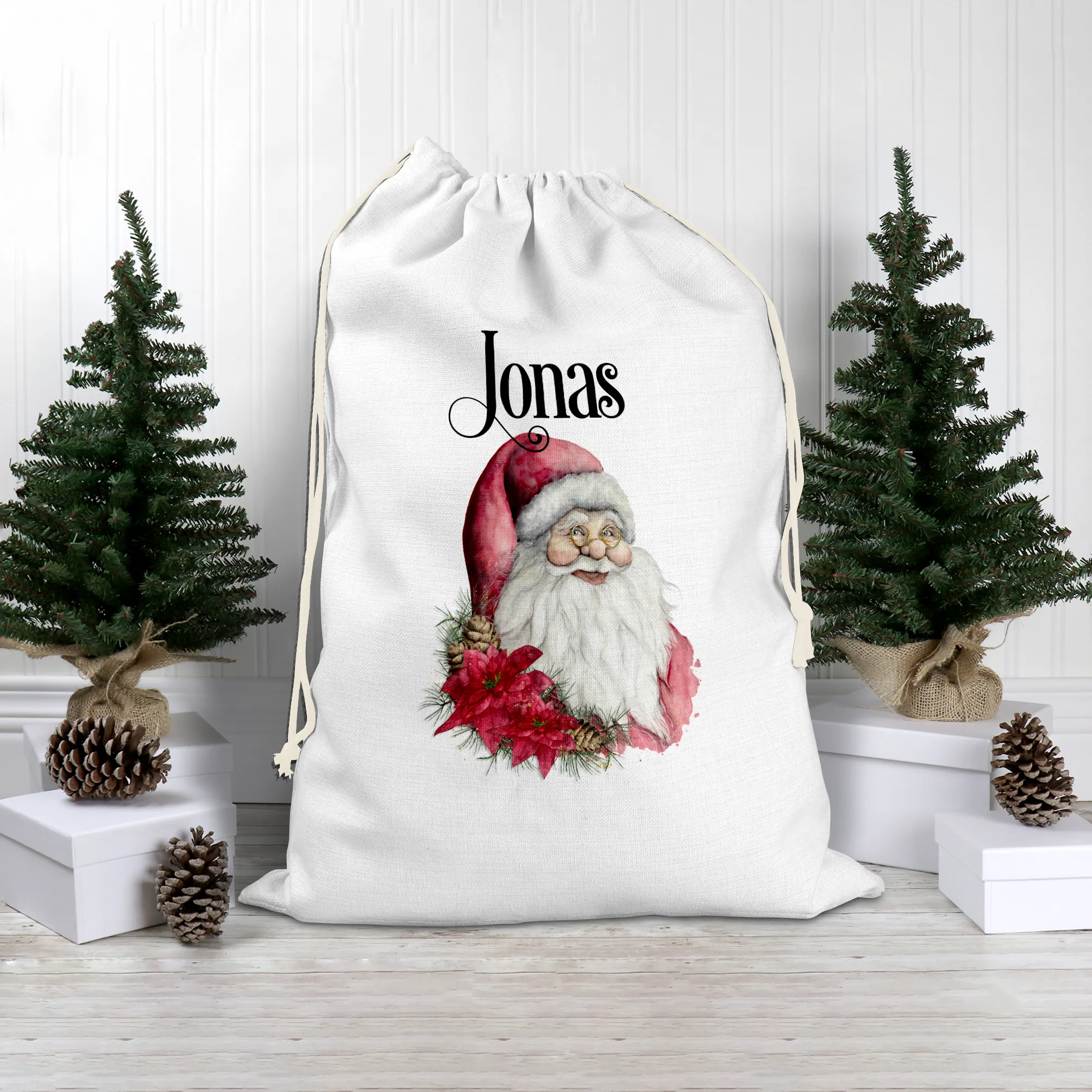 Father Christmas Personalised Christmas Santa Sack