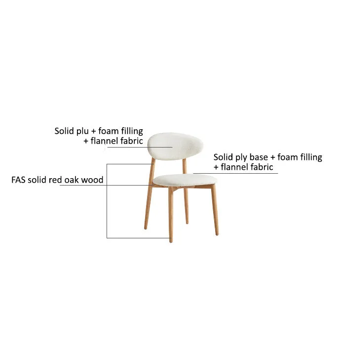 FELIX Boucle Wool Dining Chair