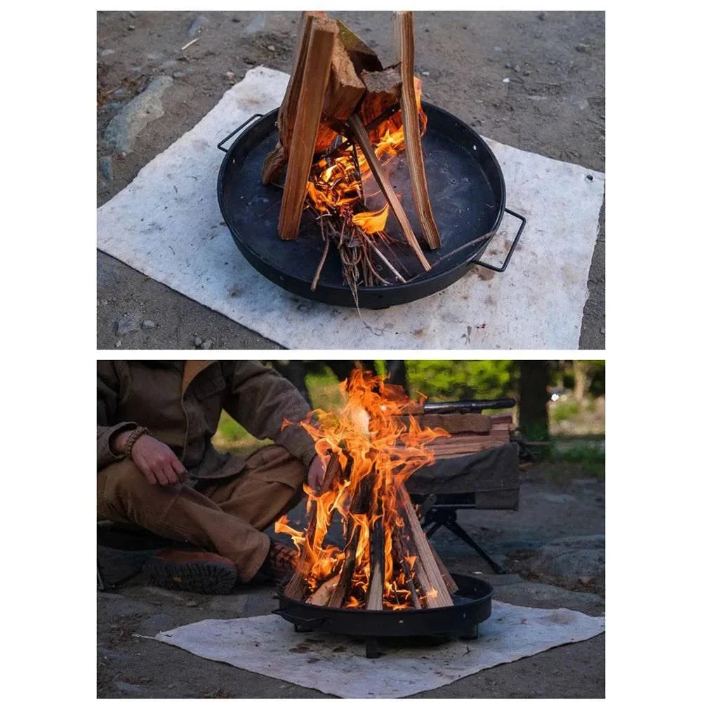 Foldable Camping Firewood Rack Ventilation Burners Auxiliary Frame Outdoor Stoves Accessories Camping Supplies