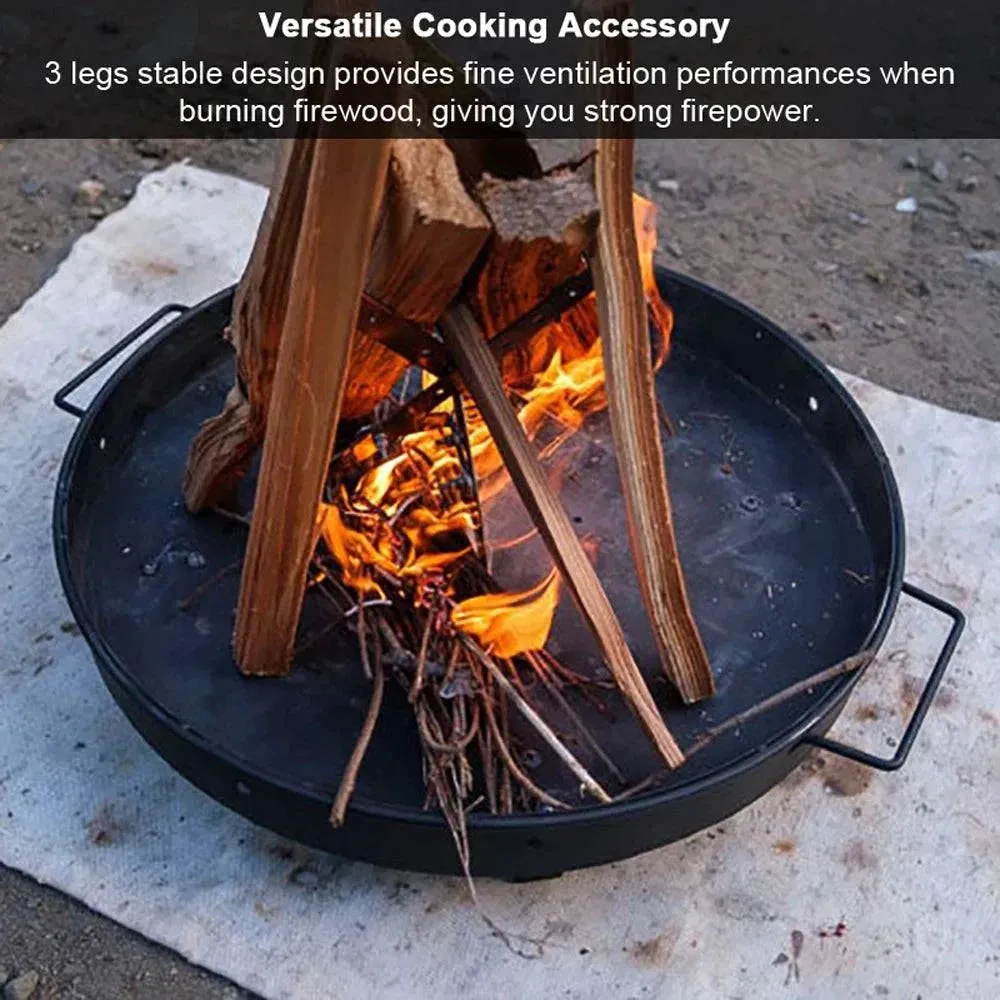 Foldable Camping Firewood Rack Ventilation Burners Auxiliary Frame Outdoor Stoves Accessories Camping Supplies