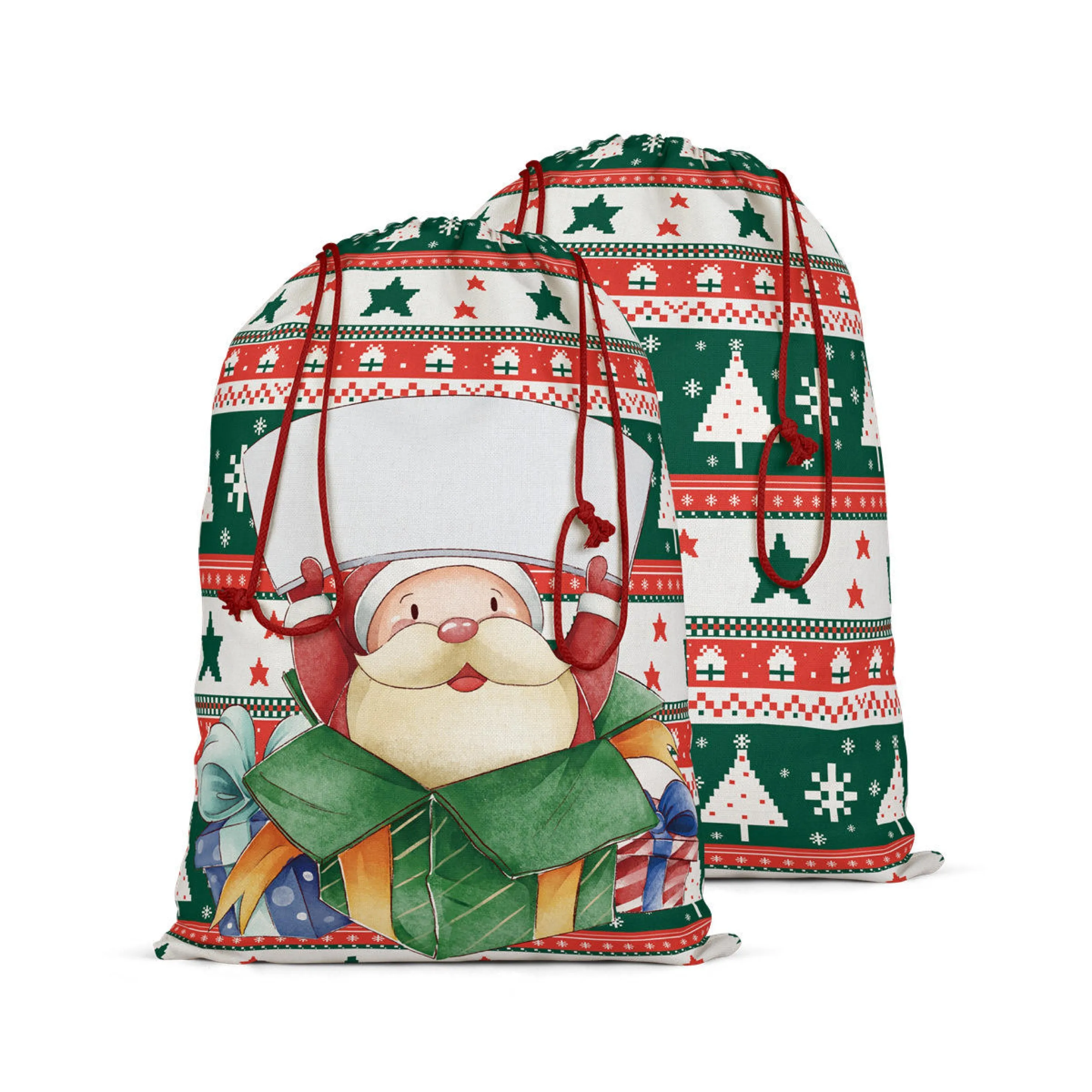 FREE GIFTSublimation Santa Sacks Santa Bags-