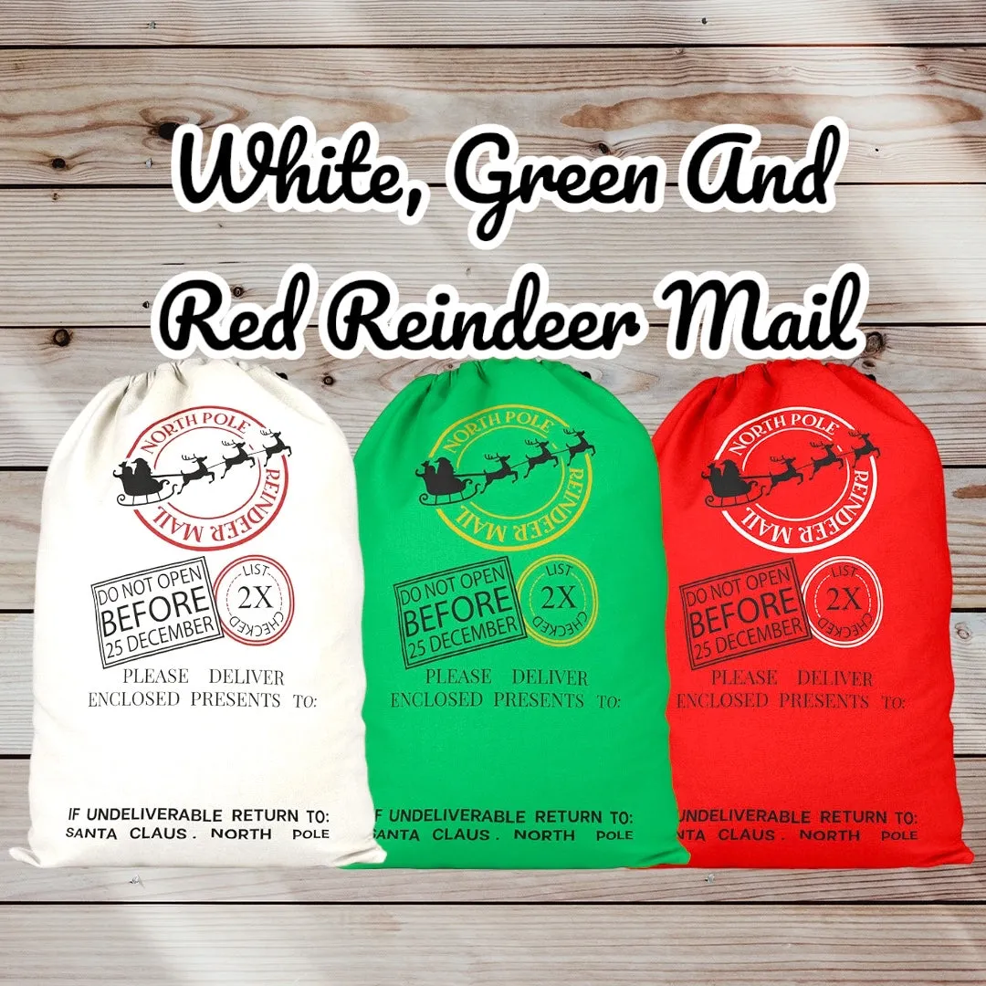 FREE GIFTSublimation Santa Sacks Santa Bags-