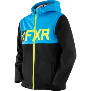 FXR Helium Youth Softshell Black/Blue/Hi-Vis