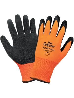 Global Glove Ice Gripster Etched Rubber Coated Gloves