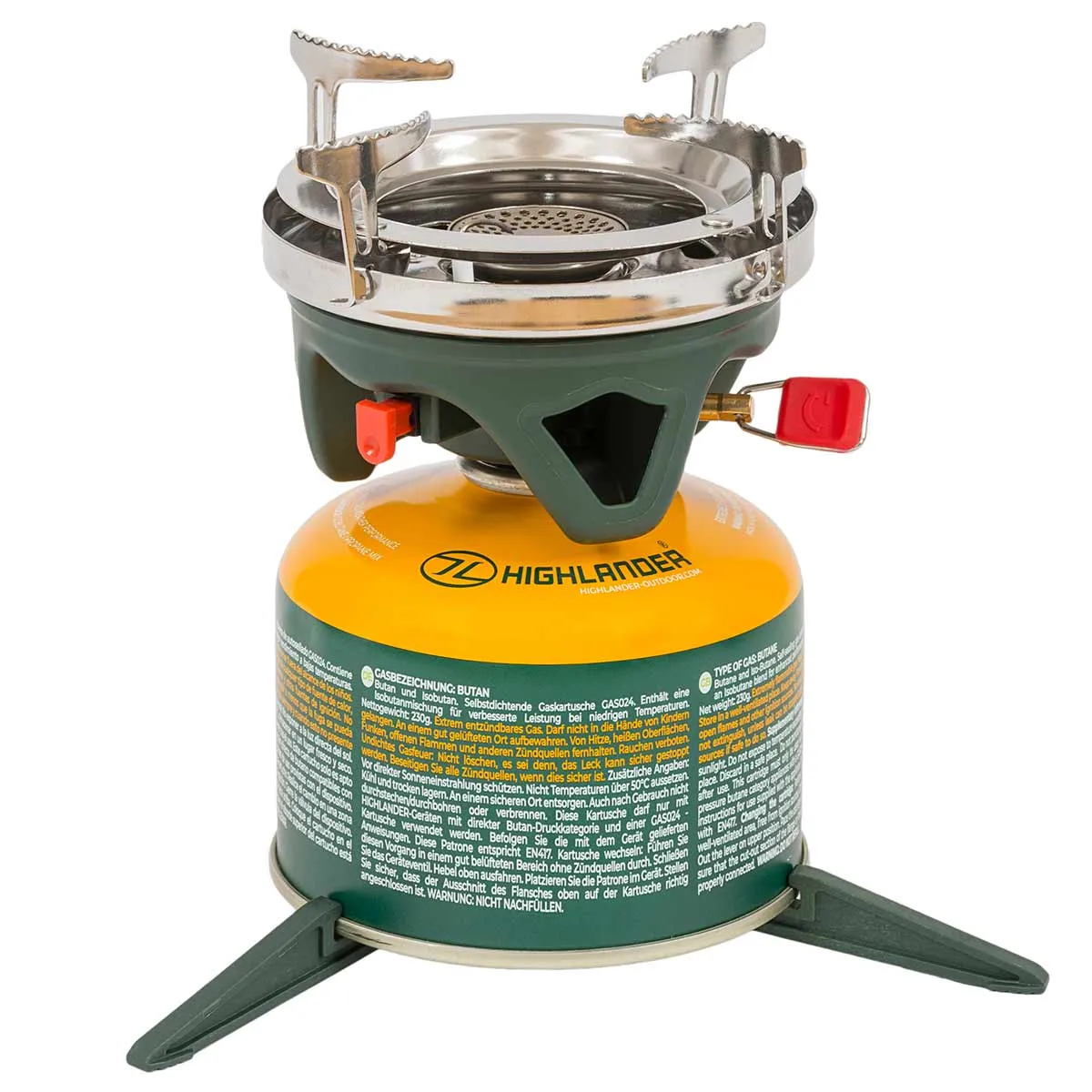 Highlander Fastboil MK3 Camping Stove Olive Green