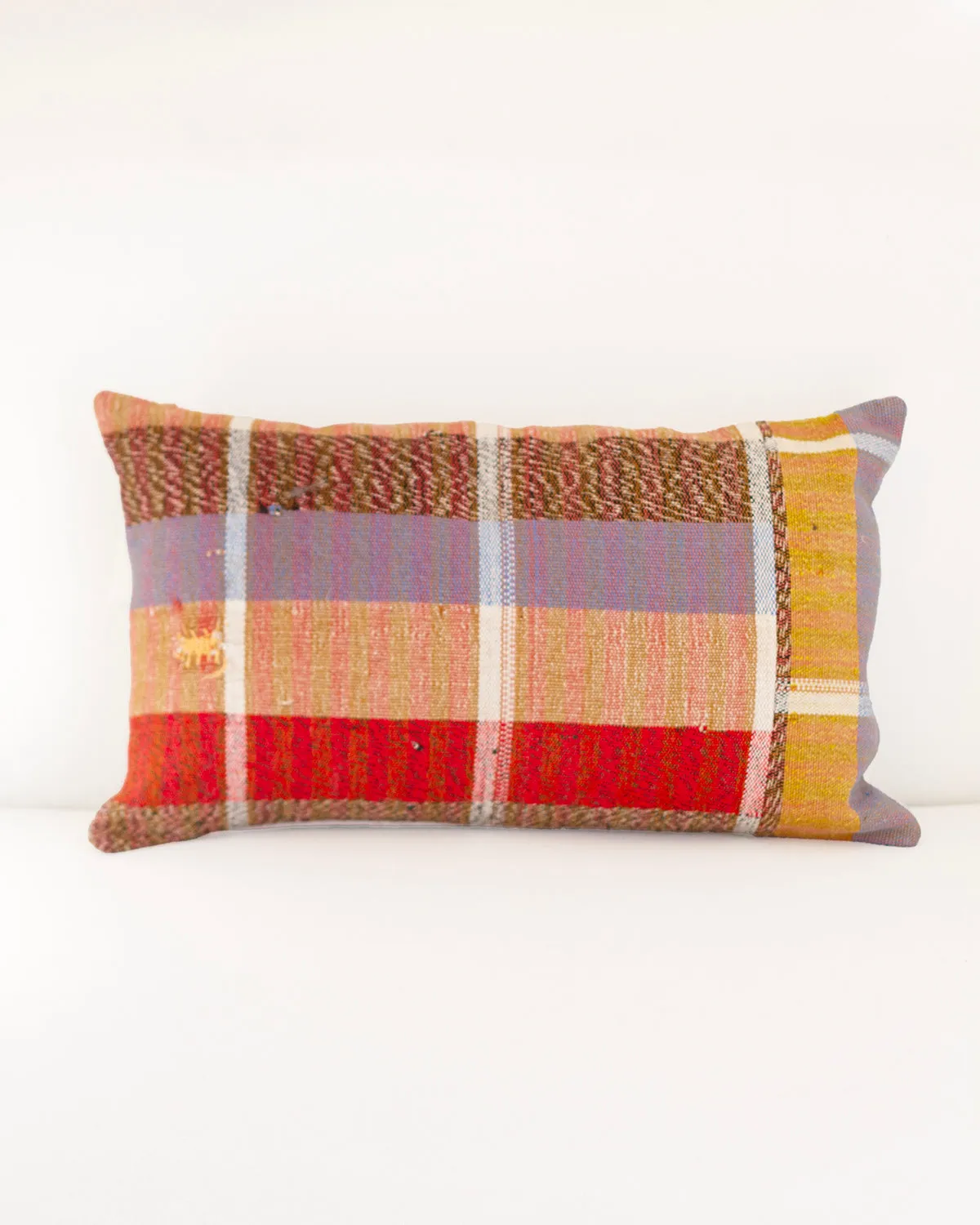 Matilde Red Checkered Throw Pillow