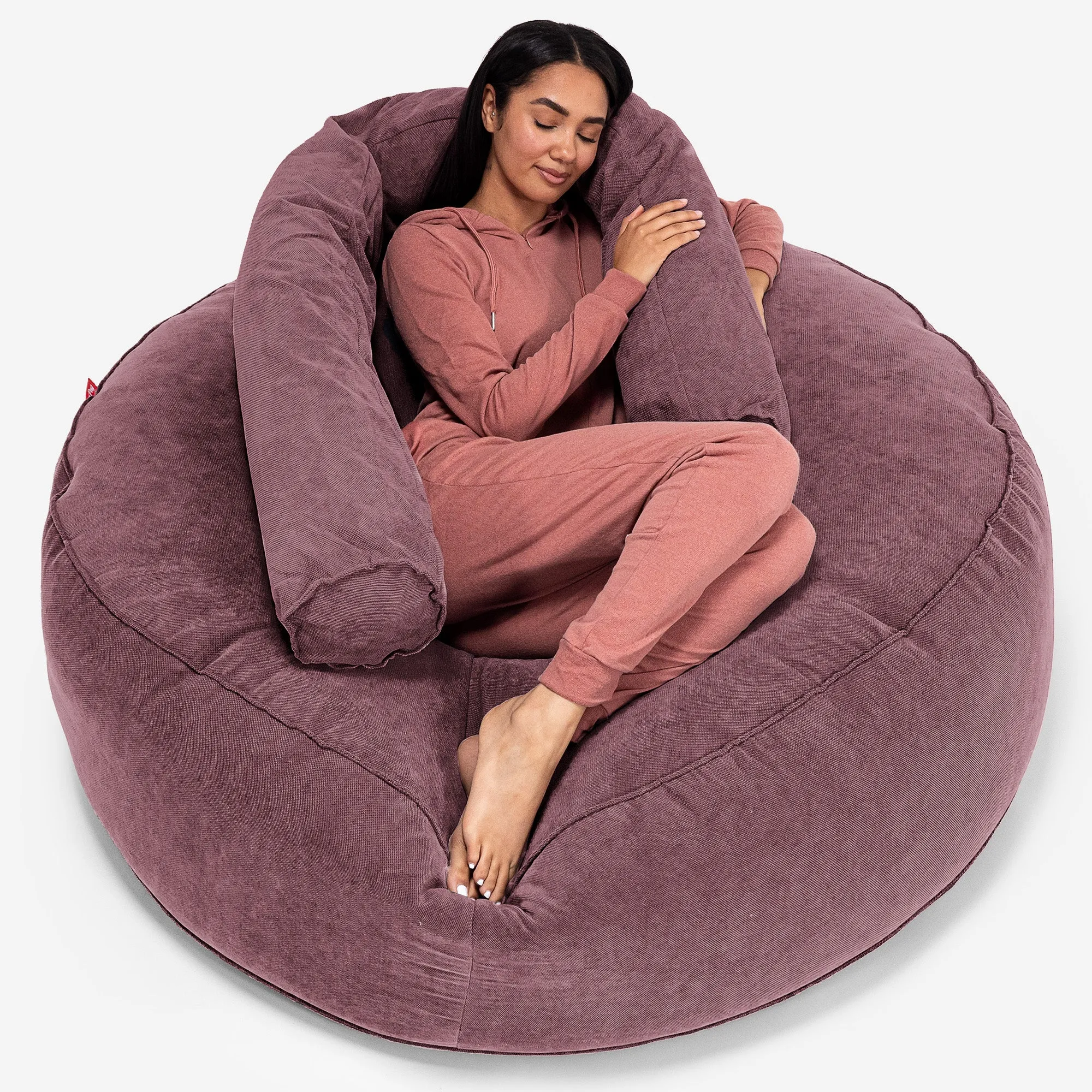 Mega Mammoth Bean Bag Sofa - Flock Lilac