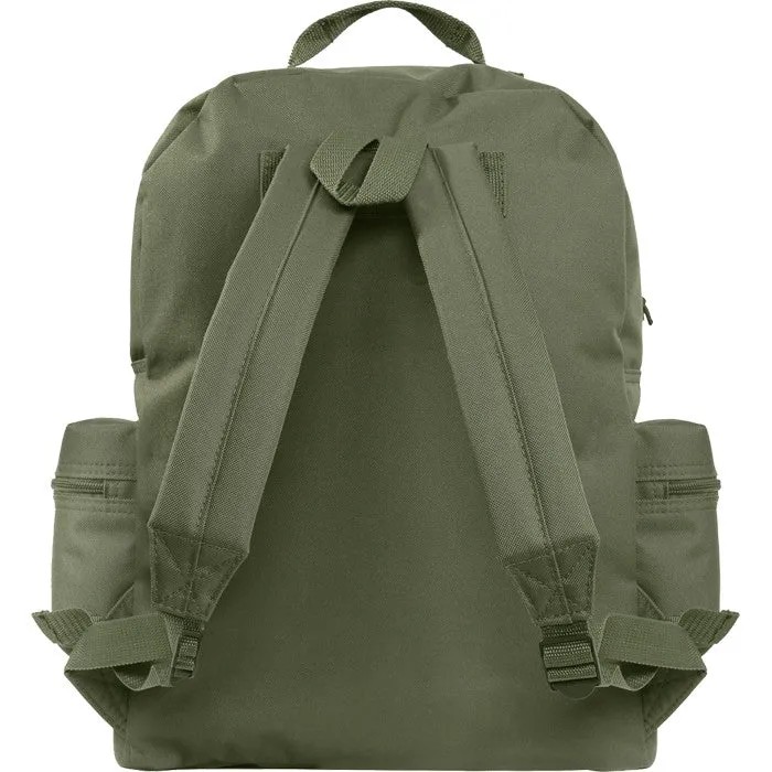 Olive Drab Camo Day Pack Military Backpack Travel School Book Bag Knapsack