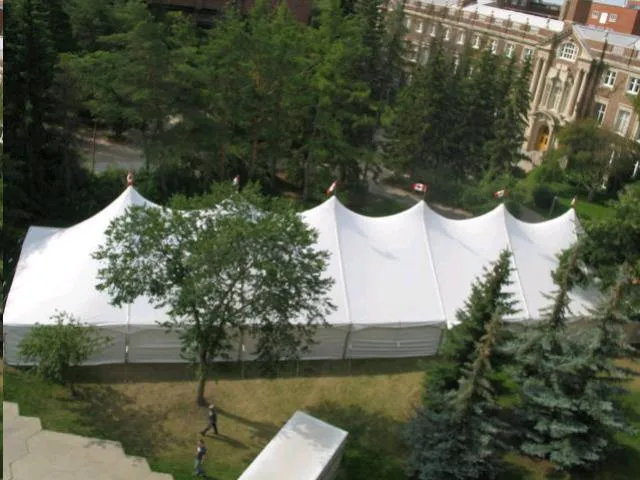 Pole Tent 40' x 140' White