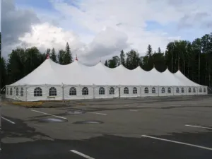 Pole Tent 40' x 180' White