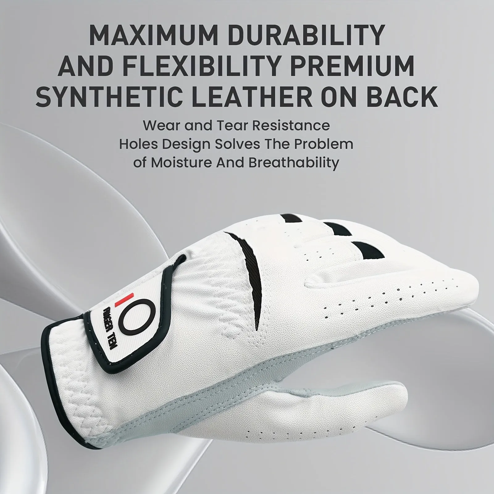 Premium PU Leather Golf Glove for Men All Weather Grip