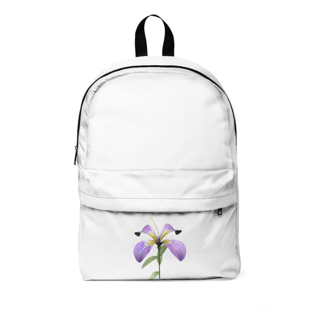 Purple Flower Unisex Classic Backpack