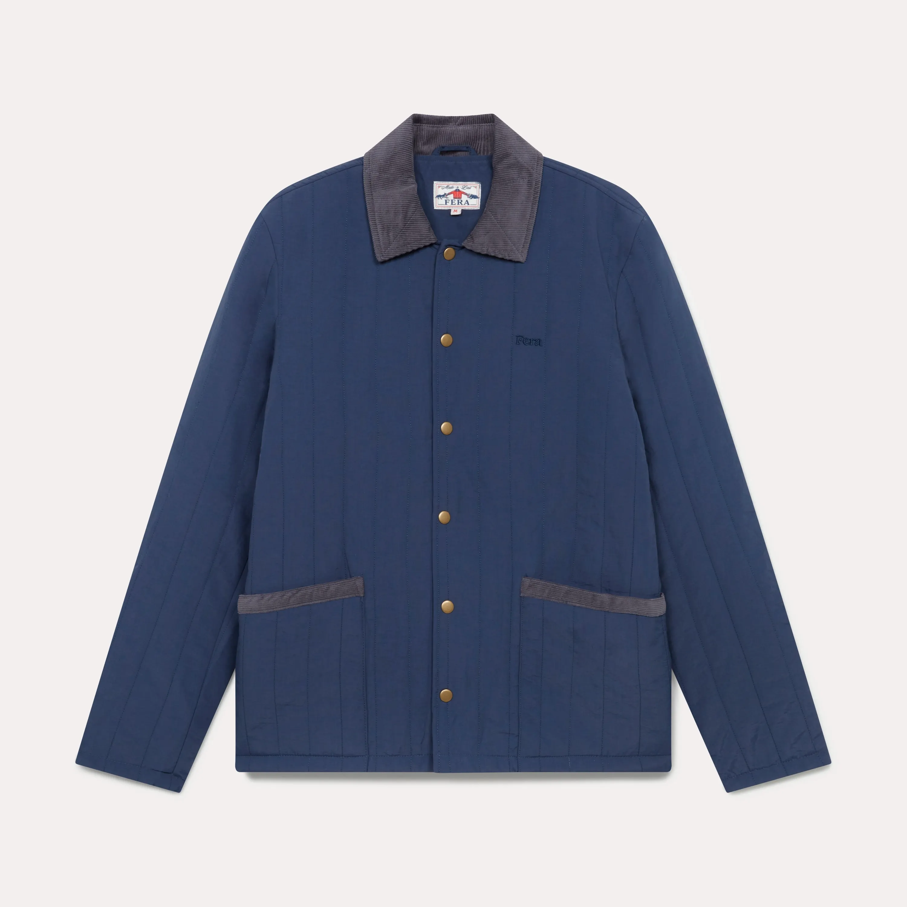 Quilted Jacket - Navy