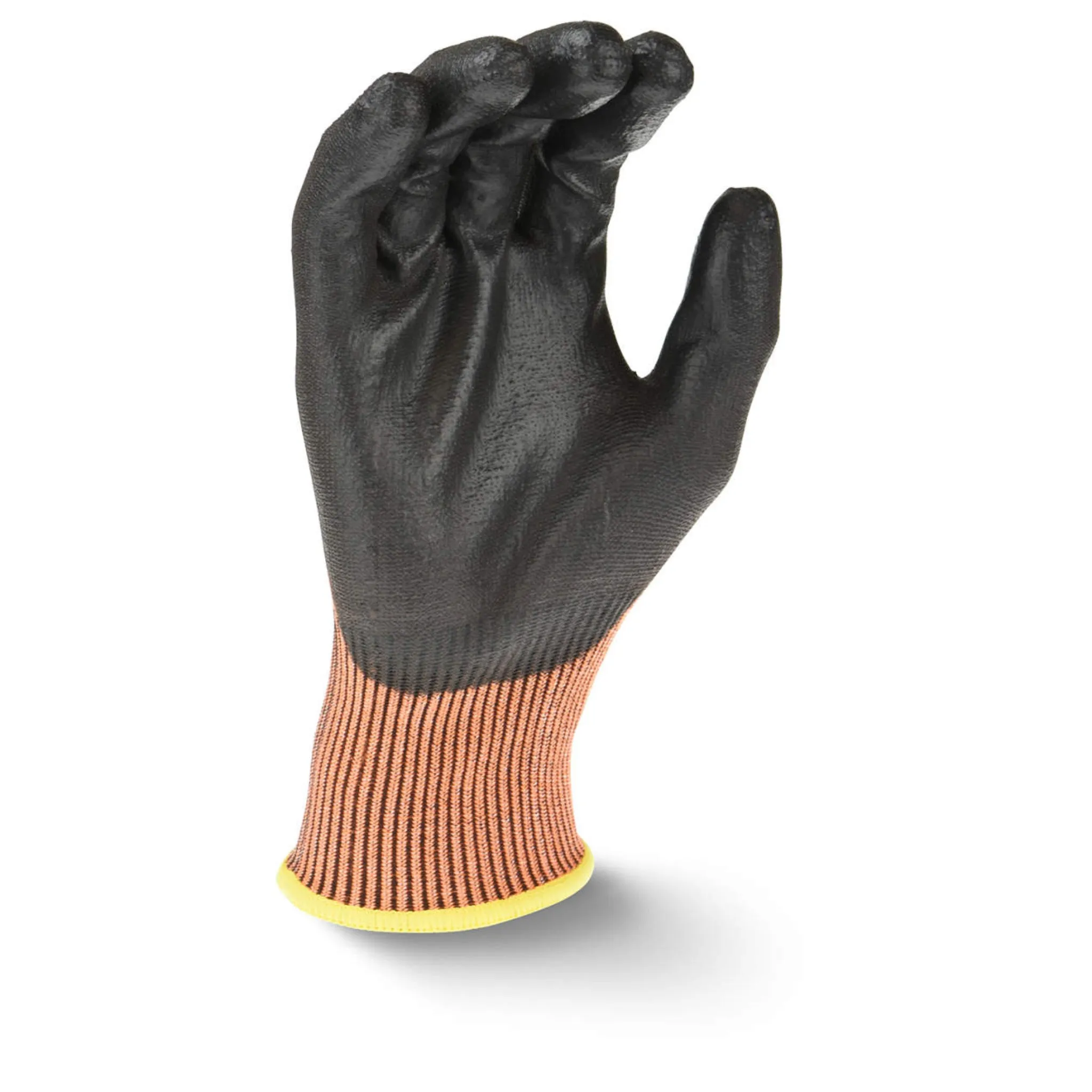 Radians RWG557 AXIS Cut Protection Level A4 High Tenacity Nylon Glove, Hi Vis Orange, 1 Dozen