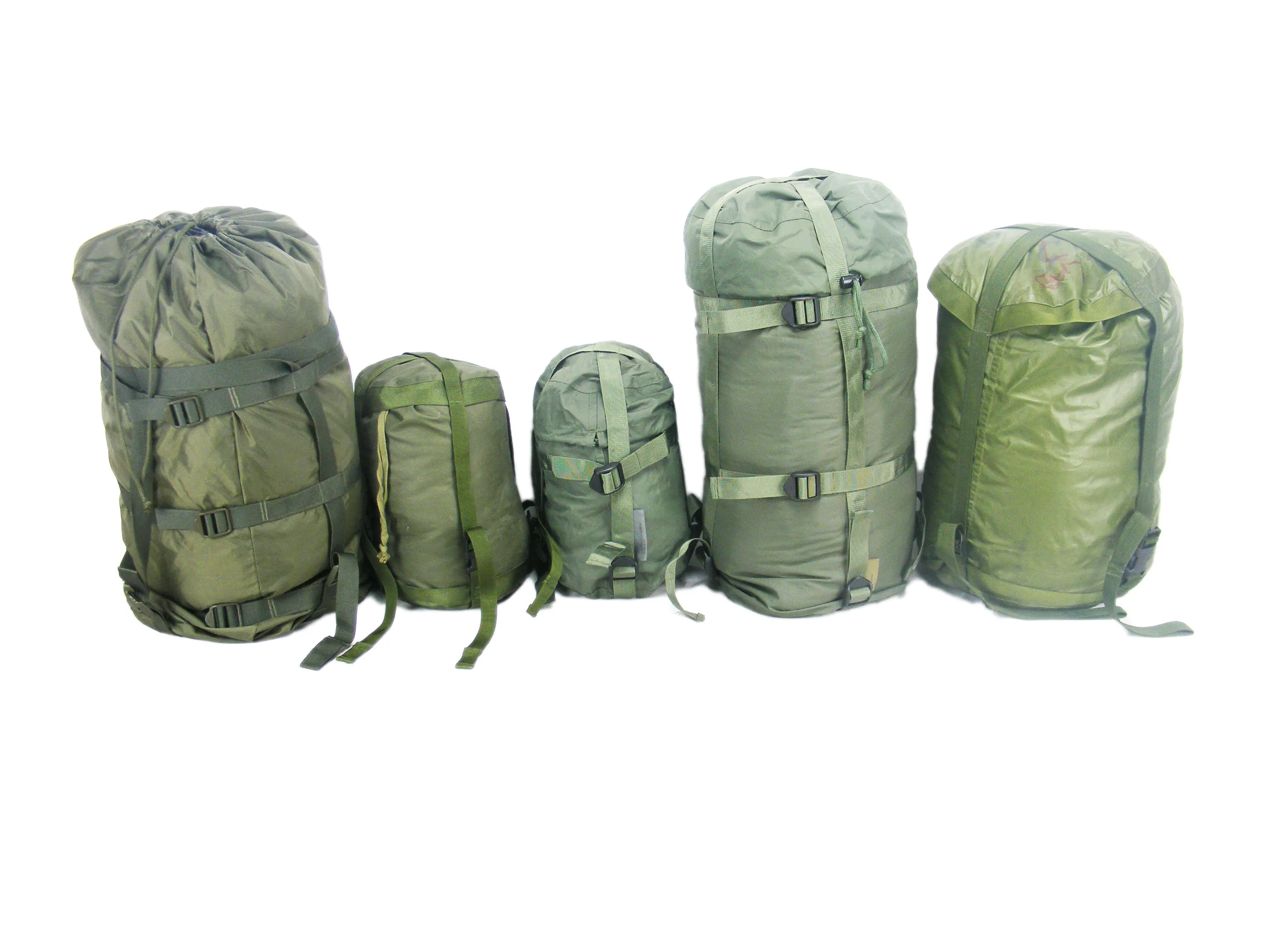 Sleeping Bag Compression Sacks / Stuff Bags - various styles