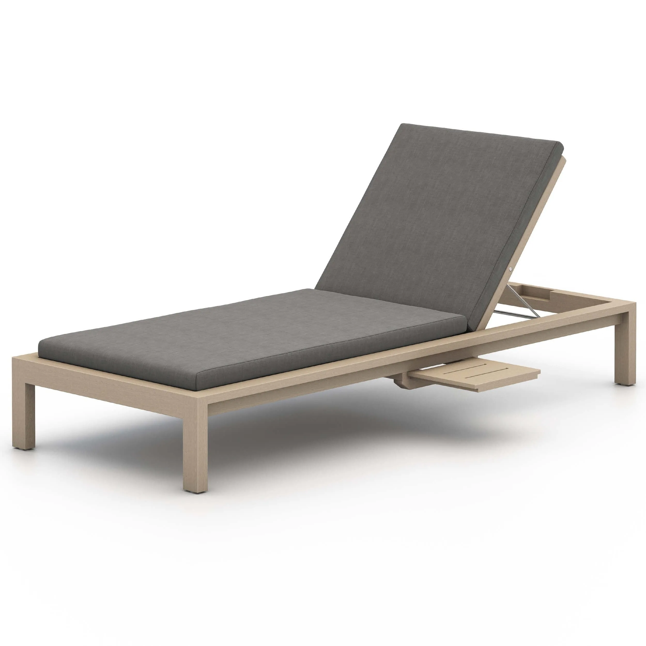 Sonoma Outdoor Chaise Washed Brown, Charcoal