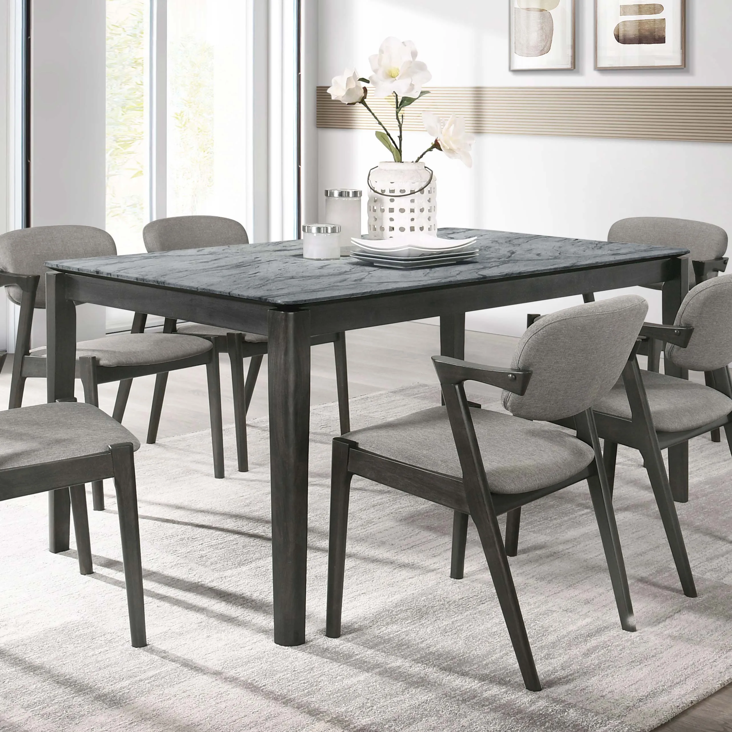 Stevie 5-piece Rectangular Dining Set