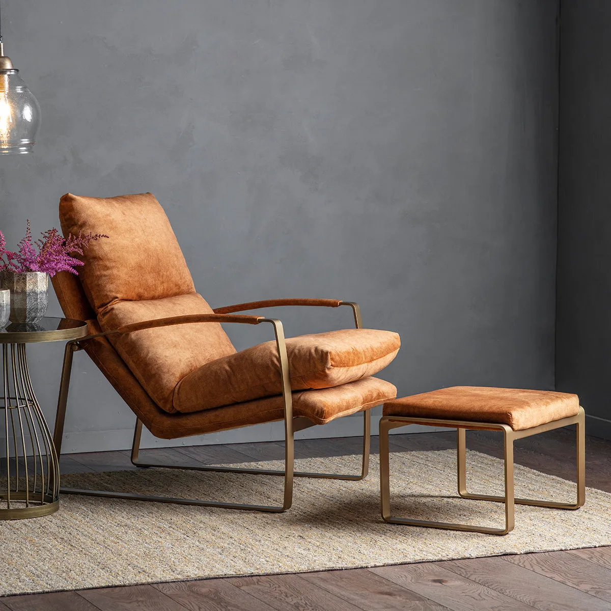 The Kingsley Brown Lounger Chair