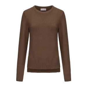 Women's Crew Neck Knitted Sweater